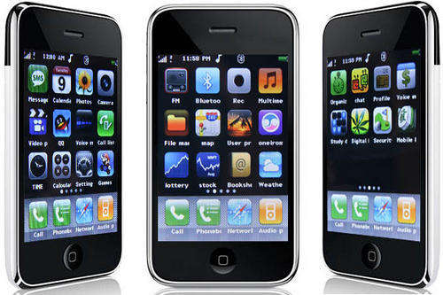 AMAZING 3,2" I9++ DUAL SIM FM TOUCH SCREEN CELLPHONE